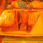 珈琲所コメダ珈琲店 - たっぷりアイスコーヒー モーニングセット＆ジャーマン＆ポークたまごトースト＆コメチキ＆アイスウインナー＆ミニシロノワール