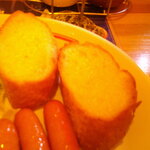 珈琲所コメダ珈琲店 - たっぷりアイスコーヒー モーニングセット＆ジャーマン＆ポークたまごトースト＆コメチキ＆アイスウインナー＆ミニシロノワール