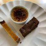 野菜が主役の古民家レストラン 花果菜 - えごまのタルトはいちごが無くなりました。不動の三種です！！