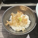 らぁめん 涼虎 - 〆の山葵ご飯