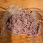 草原の料理 スヨリト - スヨリト(ラムの胃袋で包んだ肉団子)