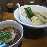 中華そばや 和凡 - 煮干し水の冷やつけ麺(山椒)