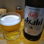 中華そばや 和凡 - 瓶ビール