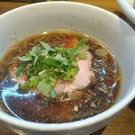 中華そばや 和凡 - 冷たいつけ汁(山椒)