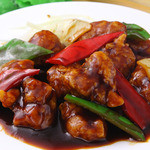 Black vinegar sweet and sour pork