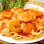 Shiba shrimp chili sauce