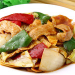 Stir-fried pork and cabbage with miso