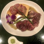 仙台牛焼肉 バリバリ - 三宝盛り 4500円→3150円税抜