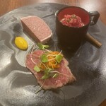 代官山鉄板ゆうり - 前菜３種