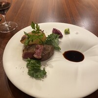 代官山鉄板ゆうり - ミスジステーキ