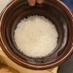 串揚げ タケナカ - 土鍋ご飯炊き立てツヤツヤ♡