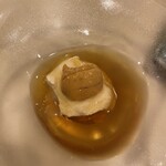 串揚げ タケナカ - アミューズ（雲丹とムース）