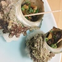 福岡鷹勝 西新店 - サザエの壺焼き