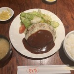 とくら 京都三条店 - チーズハンバーグランチ300g