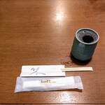 お食事処 大原 - 基本セット♪(おしぼり､お茶はセルフ)
