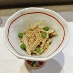 奈良 - ごぼうのごまクリーム和え