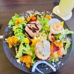 ラ・ジェンマ - ランチセットのサラダ