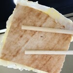 奈良 - 板麩のチーズ焼き、インカメラで下から撮影してみましたw