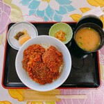 三峯神社興雲閣 - しいたけ丼 ¥800(税込) @2024/7/8