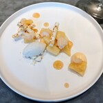 エスピス - 白桃・梅　ソースが梅味