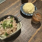 ひまり屋 GALERA - なめろう　燻製ポテトサラダ　まぐろの酒盗