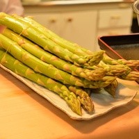 生アスパラ焼