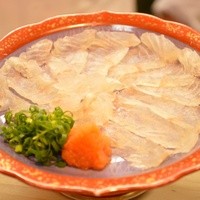 平目の薄造り