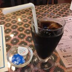 インド料理 パリワル - パウバジ1のセットドリンク(アイスコーヒー)