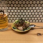 酒場 ひまり堂 - 胡麻カンパチ