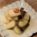 しおて - 水茄子と加賀太胡瓜の浅漬け