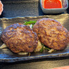 伊江牛 - 伊江牛本社新社屋店(伊江牛ダブルハンバーグ定食)