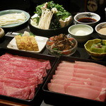 Niimura - 牛肉豚肉食べ放題会席「月」３７００円