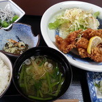仁三郎 - 唐揚げ定食850円