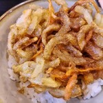 ゆで太郎 もつ次郎 - 野菜かき揚げ丼