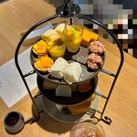 現代里山料理 ZEN HOUSE - 「アフタヌーンティー」（土日4,200円）　食前に杏子和紅茶が提供されます