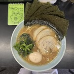 横浜家系ラーメン 大津家 - 631(並)※海苔6枚、チャーシュー3枚、味玉１個のこと
