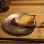 根津 焼鳥 照隅 - 白レバーのなんちゃら