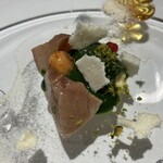 山地陽介 - 白桃と柚子のメレンゲ