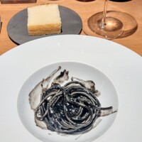 malca - イカスミパスタも意外と希少。墨袋をためていただいて仕入れているそうで、いつもメニューオンしているわけではなく珍しいとのこと。いい日に来れて幸せです☆