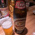 居酒屋 ヨーテル - 久しぶりにラガービールを。
