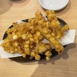 スシノミヤ - とうもろこし天ぷら。