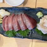 スシノミヤ - 三種盛りの刺身。合計5種盛り。