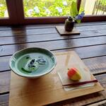 ティーショップ夕日 - 冷抹茶