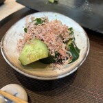 すし処司 - きゅうりの浅漬け