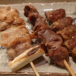 樽屋 - ねぎま、砂肝、ハツ
