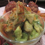 ジュイップ - 前菜盛り合わせ⑤海老とアボカドのマリネ