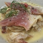 ビストロ スミモト KOBE - ソース最高、ホッキ貝のバターソテー