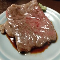 牛幸 本店 - ワサビ醤油で〜