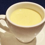 PENTHOUSE GINZA hanare: - 冷製コーンスープ