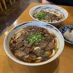 肉うどん ふじ岡 - 